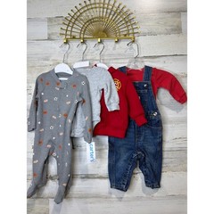 Old Navy Carter’s Baby Boy 3M Workwear Sports Fireman Bundle