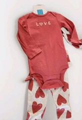 Carter’s Girls 3-Piece Long Sleeve Bodysuit Pant Set