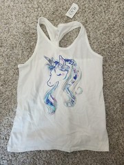 New Girls Blue/white unicorn Childrens Place Lot Size 10/12