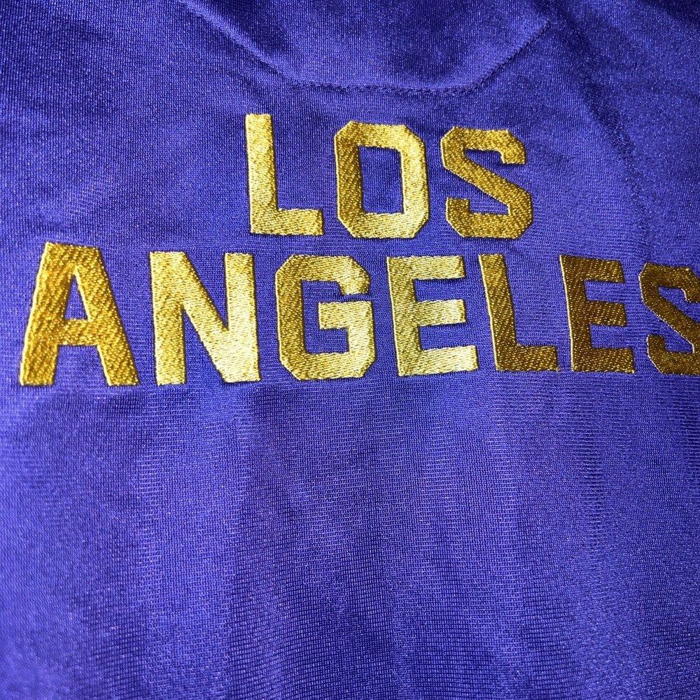 2014 Adidas Los Angeles LAKERS NBA Basketball Kids 4T Embroidere Zip Up Jacket