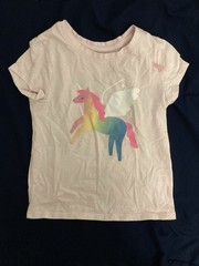 4T Cat & Jack girl clothes – 1 piece T shirt | unicorn theme