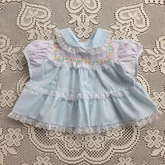 VTG Cradle Togs Baby Girls 0-6 Dress Lot Sailor Sailboat Lace Pastel Cottagecore