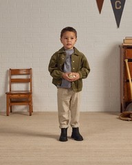 Rylee + Cru Snap Jacket Moss Outerwear Size 8-9 Years