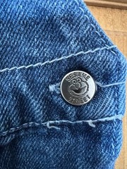 Classic Sesame Street Elmo Baby Girls Denim Overall One-Piece 6-9 Months Blue