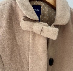 GAP Baby & Toddler Camel Lined PeaCoat 12-18 Months Mid Length