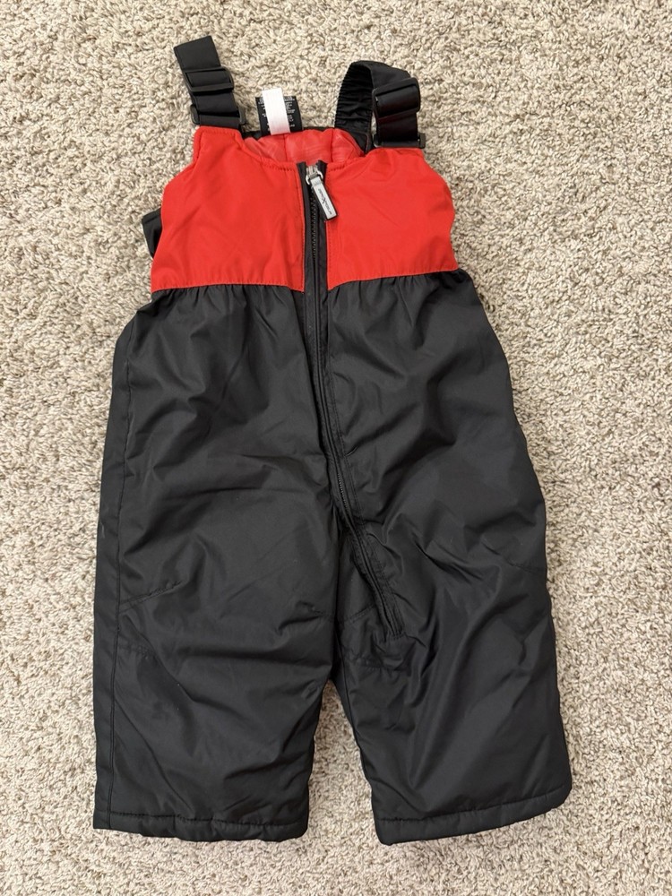 ZeroXposur 12M Red Black Ski Salopettes Snowsuit Insulated Winter Polyester