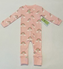 Baby Girl 6-9 Months Coverall Cute Rainbow Outfit 100% Cotton New