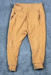 H&M Baby Caramel Brown Rust Jogger Pants Pull On 1.5-2 Year 12 2 2T 18 Unisex