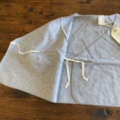 NWT Gray Label Crossover Top Tie Enclosure In Grey Melange Size 9-12 Months