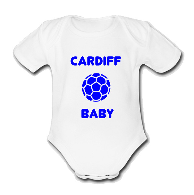 CARDIFF @CITY BABY Babygrow Baby vest grow bodysuit Cute funny gift