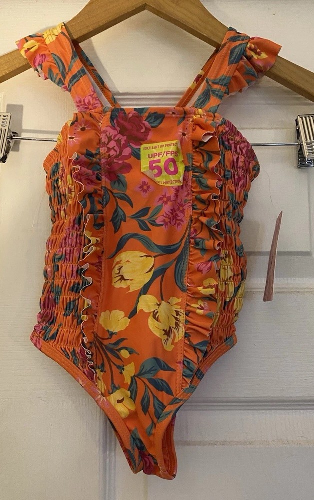 Tommy Bahama Baby Toddler Girls Size 2T Bathing Swim Suit New with Tags Swimsuit