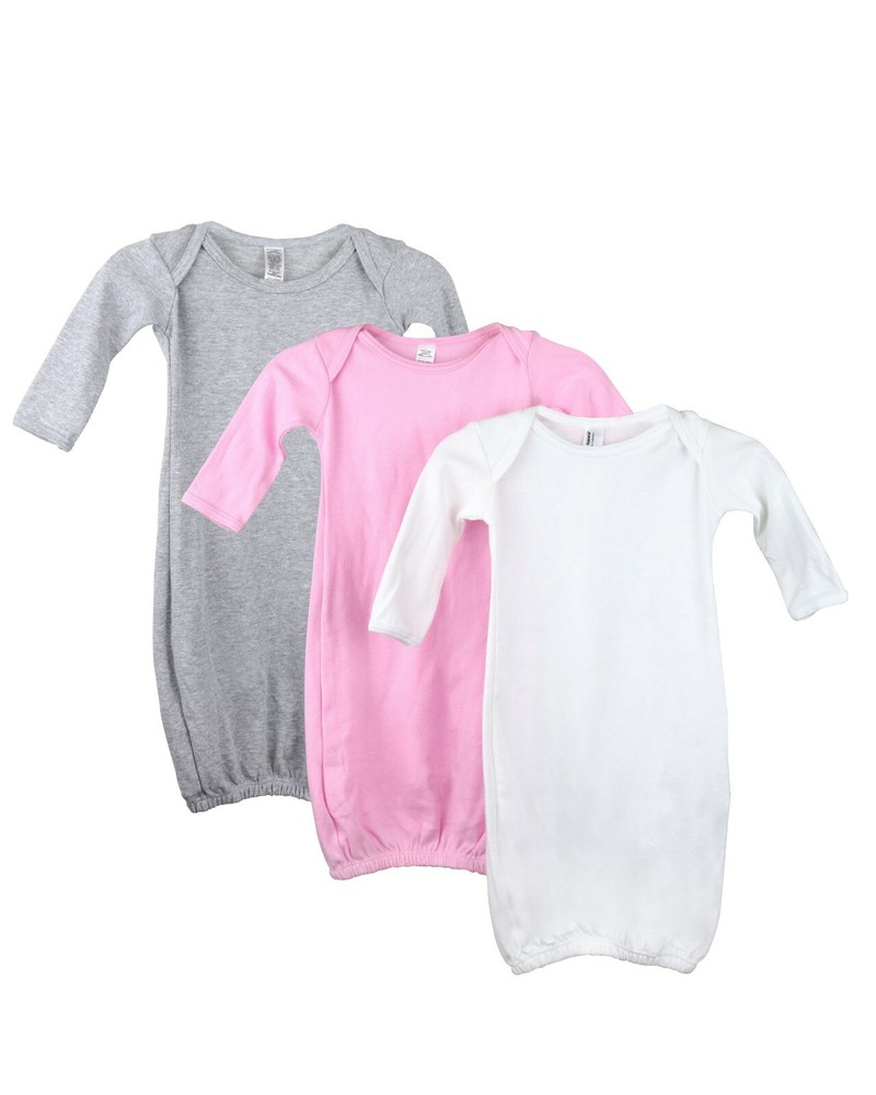 $2.90- $3.90 Newborn – 6 Months Baby One Piece Long Sleeve Cotton Gown
