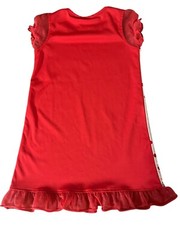 2014 4T Strawberry Shortcake Nightgown Nylon Chiffon Ruffles Toddler Girls Gown