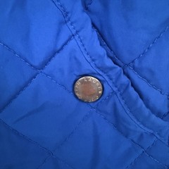 Polo Ralph Lauren Infant Toddler Size 18 Mts Blue Quilted Zip Barn Jacket Preppy