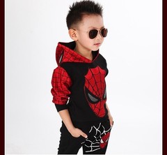 2PCS Toddler Baby Boys Outfit long sleeve Spiderman Top+Pants Casual Clothes set