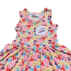 Dot Dot Smile Baby Girl 12/24M Tank Dress Rainbow Bow Full Circle Skirt NWT NEW