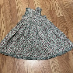 Gingham Ruffle Strawberry Print Toddler Dress Made In Italy Harrods Size 1