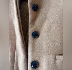 GAP Baby & Toddler Camel Lined PeaCoat 12-18 Months Mid Length