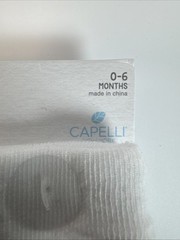 14 Pairs of Newborn Baby Socks 0-6 Months Capelli Oeko-Tex White Green Brown NEW