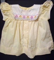 Baby Dresses Size for 9 Months “1975-1976 Vintage” Various Brands Lot of 5