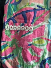 Lilly Pulitzer Toddler Girl Tropical Floral Summer Shift Dress Pockets Size 2T