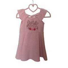Disney Princess Pink Gingham Casual Dress Toddler Girls Size 3T