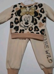 Minnie Mouse Disney Junior Girls 2-Piece Outfit 12M NWT
