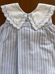 Sophie & Lucas NWT Blue/White “Costal Classics” Lined Woven Cotton Dress-6Mos