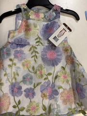 Rare Editions Girls Multi Color Spring Summer Pretty Dress Size 3T