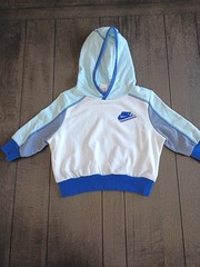 Nike Hoodie Girls 12m Mint, Blue, Purple, White.