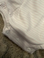 Magnolia Baby Alligator Pima Cotton Bubble Pink Sz 0-3 Months NWT