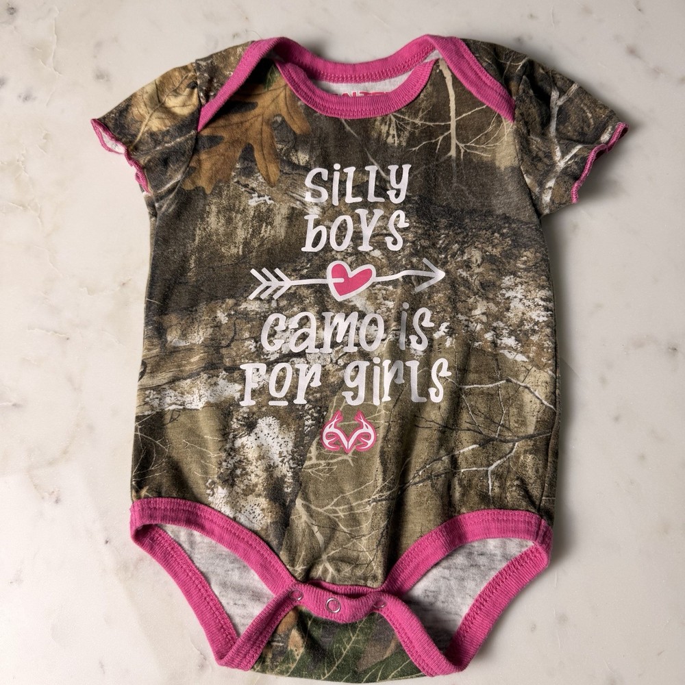 3-6 Month Baby Girl Camo One Piece REALTREE