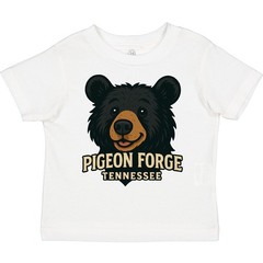 Inktastic Pigeon Forge Tennessee Black Bear Graphic Toddler T-Shirt Nature Child