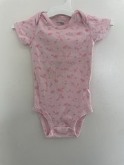 Carter’s Baby Girls Cute Giraffe Elephant Floral Short Sleeve Bodysuit Pink 12M