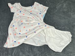 NEW/NWT Cat & Jack Girls/Toddler Dress Hearts Polka Dot Fit & Flare CHOOSE SIZE