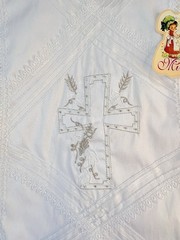 Vintage Boys Three Piece White Christening Outfit With Hat 2years NWT