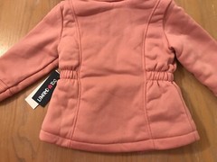 New! Limited Too Infant Girls Jacket Hooded Fleece Lined Pink Size 24 Months