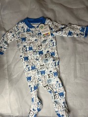 Lamaze Organic Sleeper Blue Bears 6 Months New With Tags