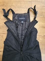 London Fog Snow Ski Bibs Kids Children 2T Black Waterproof Overalls Pants