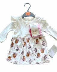 Disney Primark Baby 2 Pc Lady & the Tramp Dress with Tights Size 3-6 Months