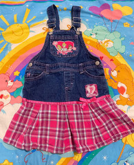 Vintage Disney princess toddler overall dress
