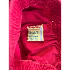 Vintage Red Baby Pants Bundle Sprockets Corduroy & Twill 18 Months Made in USA