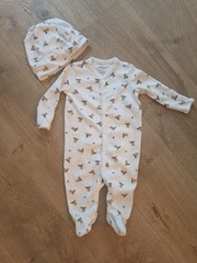 Ralph Lauren Classic Teddy Bear 3 Months Boys Footed One Piece Long Sleeve Soft