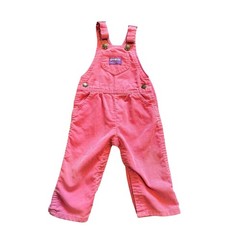 Vintage Paper Tag Osh Kosh Pink Corduroy Overalls – Size 24 mos
