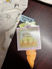 NEW Bunnies by the Bay Give Glad Dream Stars Knotty Tie Night Gown & Hat 0-3 Mth