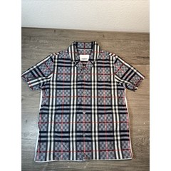 Burberry Boy’s Herbie Button-Down Shirt Light Blue Check Size 4T