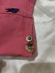 NEW 2014 JANIE & JACK 3T ADJUSTABLE SALMON PINK TWILL PANTS BLUE BI PLANES
