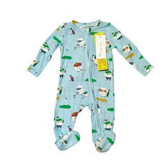 NWT Angel Dear Golf Bamboo Footie PJs Size 3-6m