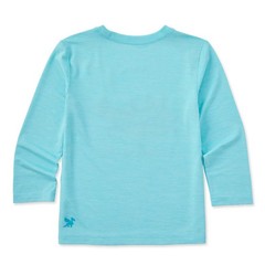 Life is Good 161394 – Toddler Swimsalotl Long Sleeve Sun Crusher Tee – Aqua Blue
