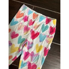 Little Sleepies Play Bamboo Viscose Watercolor Heart Leggings 12-18 Months